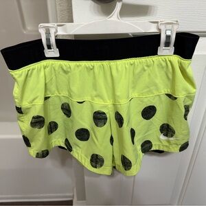 Nike Lime Green Polka Dot Shorts
